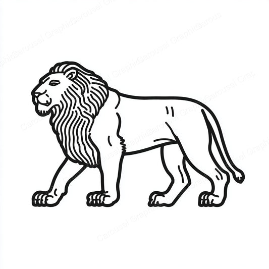 Lion Vector Graphic preview