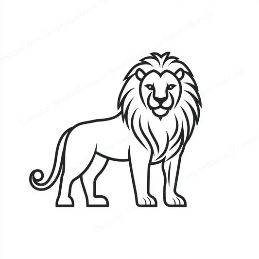Lion Vector Graphic preview