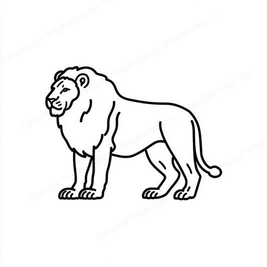 Lion Vector Graphic preview