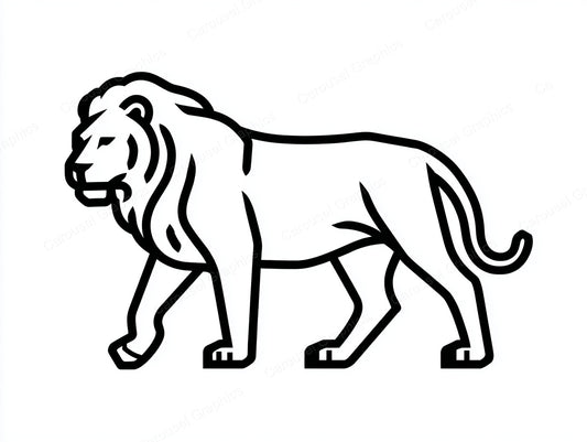 Lion Vector Graphic preview