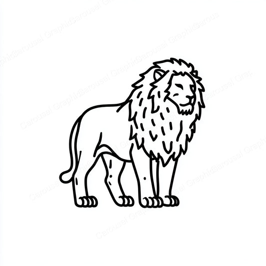 Lion Vector Graphic preview