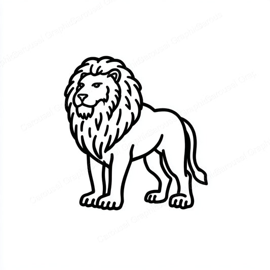Lion Vector Graphic preview