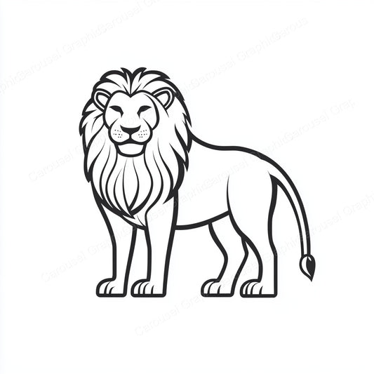 Lion Vector Graphic preview