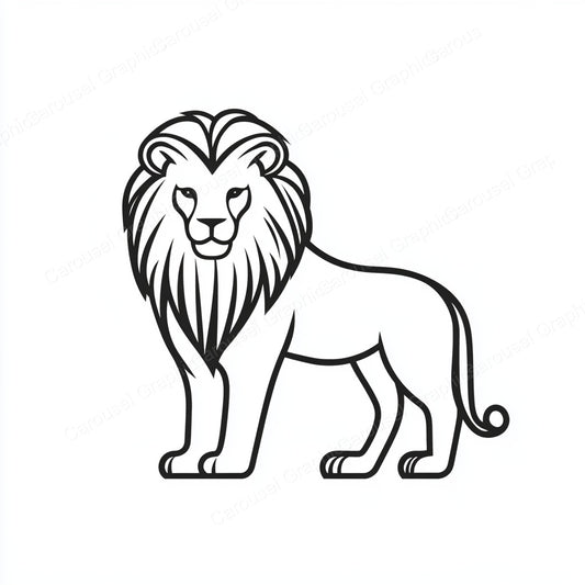 Lion Vector Graphic preview