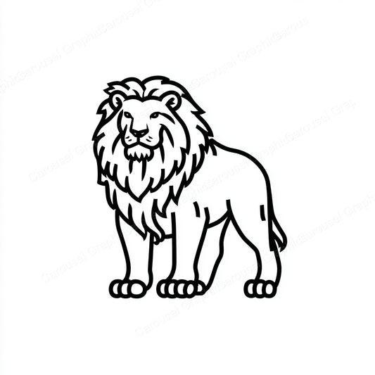 Lion Vector Graphic preview