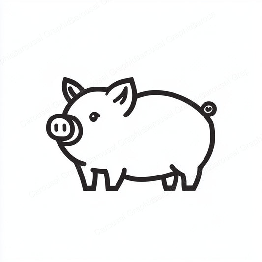 Pig Vector Graphic preview