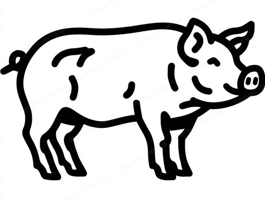 Pig Vector Graphic preview