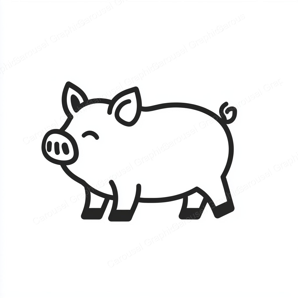 Pig Vector Graphic preview