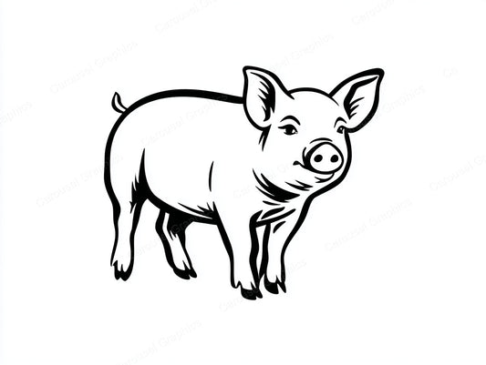 Pig Vector Graphic preview