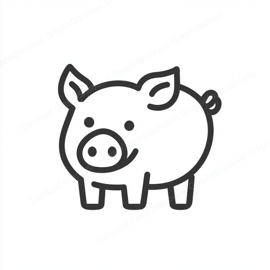 Pig Vector Graphic preview