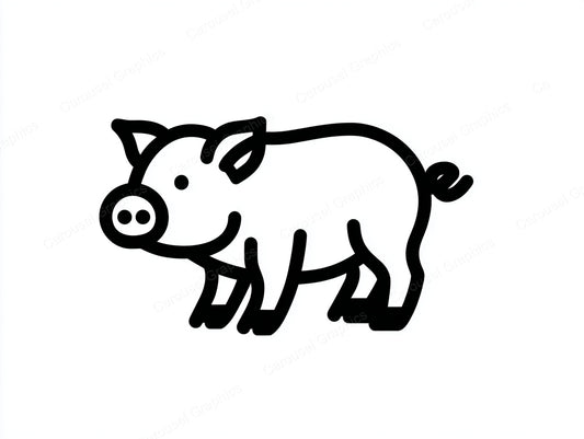 Pig Vector Graphic preview