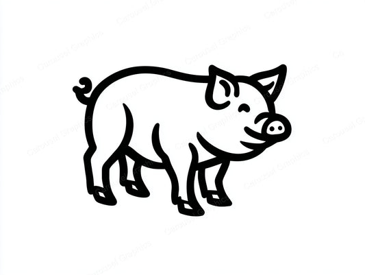Pig Vector Graphic preview