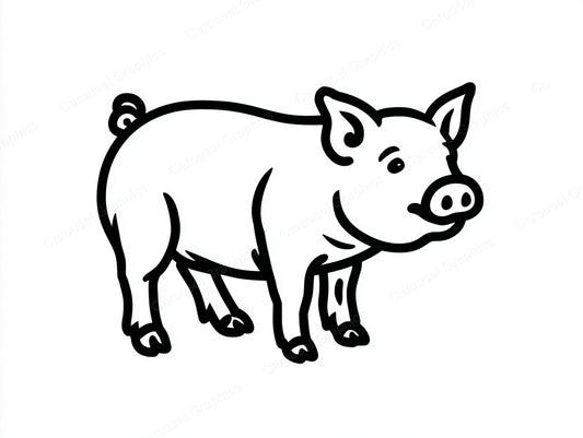 Pig Vector Graphic preview