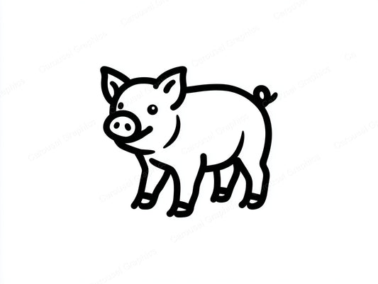 Pig Vector Graphic preview