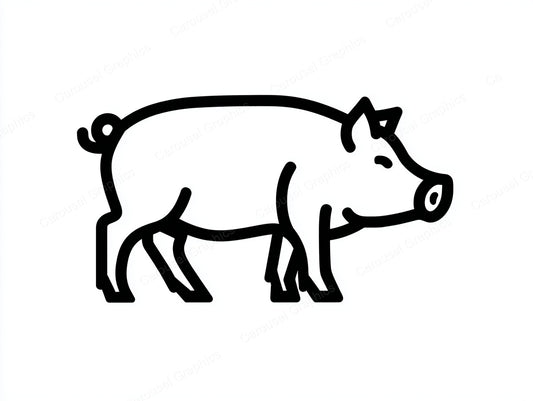 Pig Vector Graphic preview