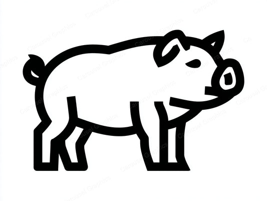 Pig Vector Graphic preview