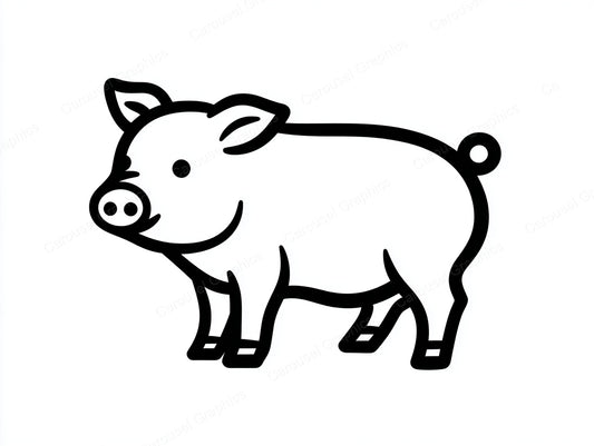 Pig Vector Graphic preview