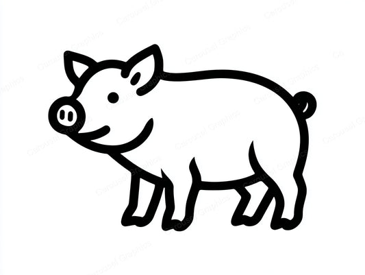 Pig Vector Graphic preview