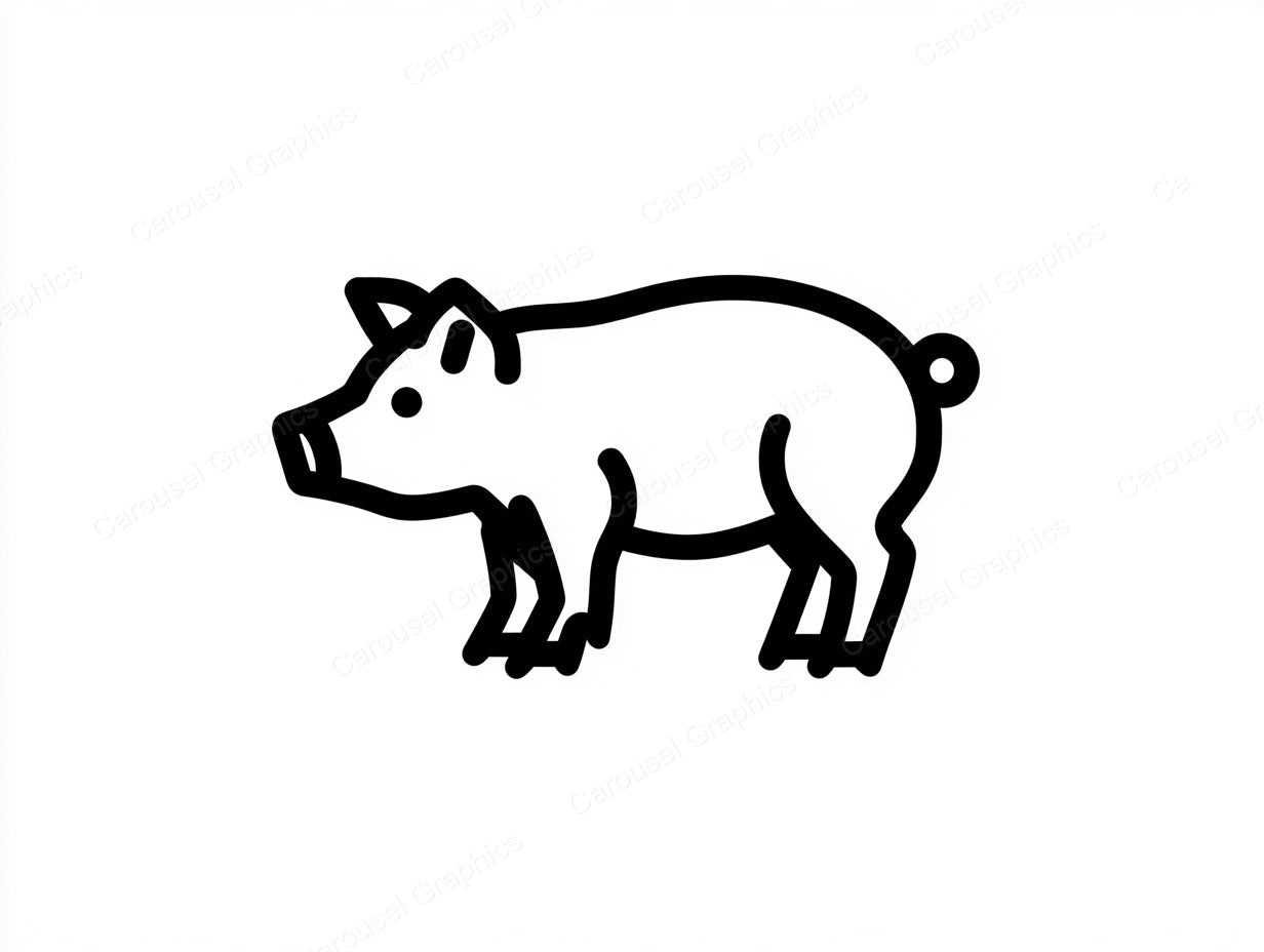Pig Vector Graphic preview