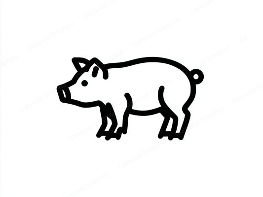 Pig Vector Graphic preview