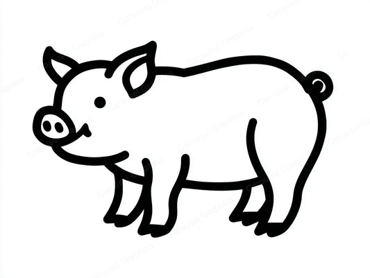 Pig Vector Graphic preview