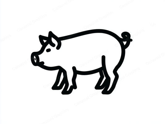 Pig Vector Graphic preview