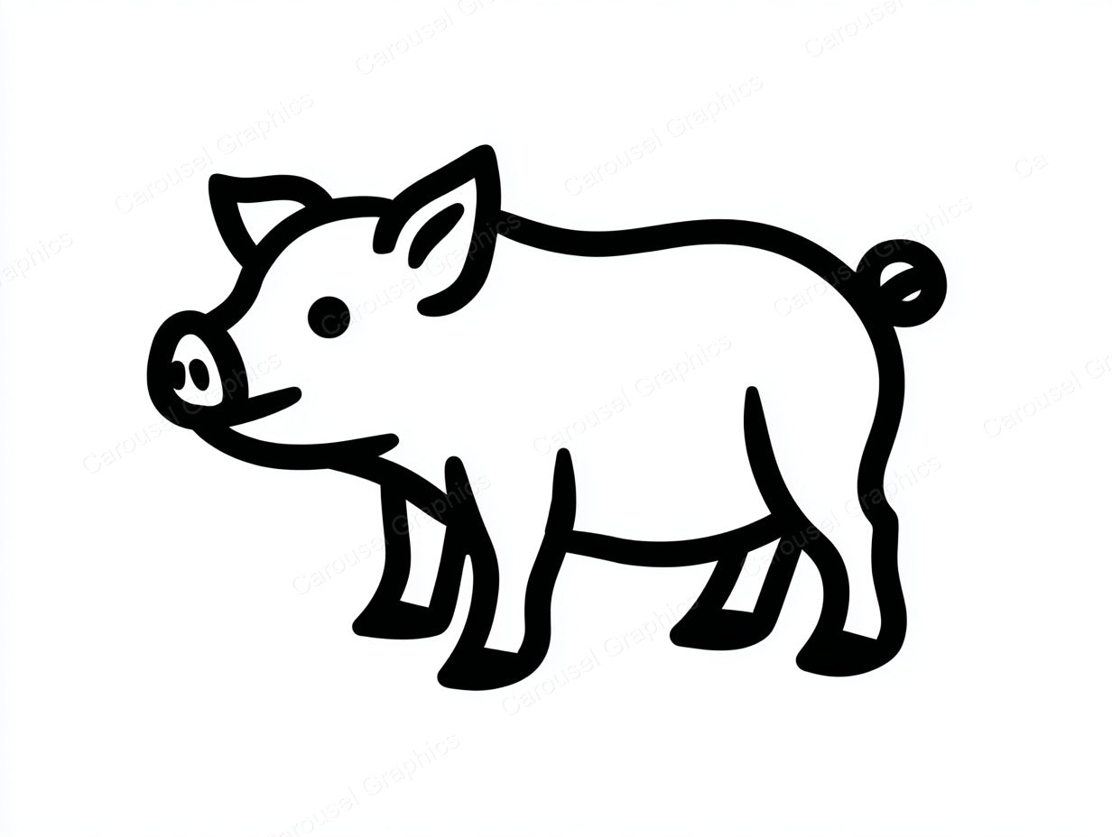 Pig Vector Graphic preview