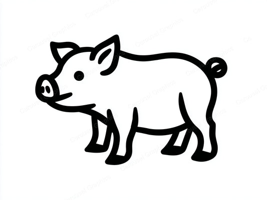 Pig Vector Graphic preview