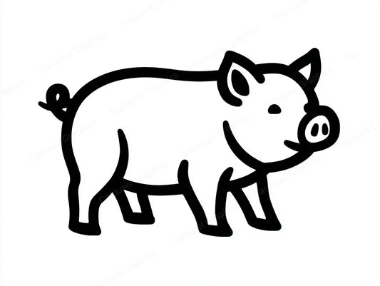 Pig Vector Graphic preview
