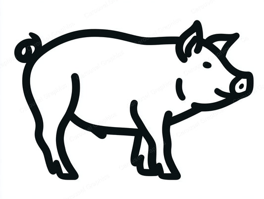 Pig Vector Graphic preview