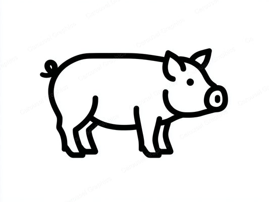 Pig Vector Graphic preview