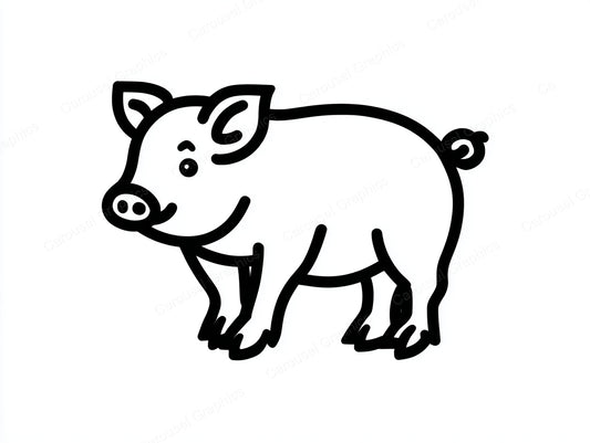 Pig Vector Graphic preview