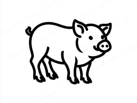 Pig Vector Graphic preview