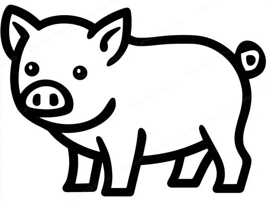 Pig Vector Graphic preview