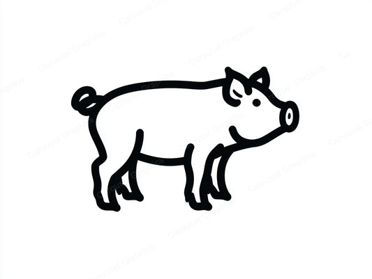 Pig Vector Graphic preview