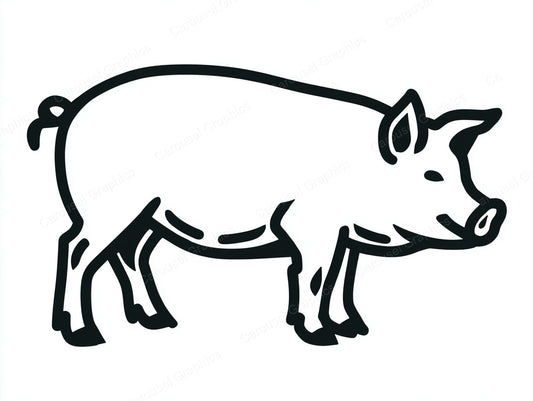 Pig Vector Graphic preview
