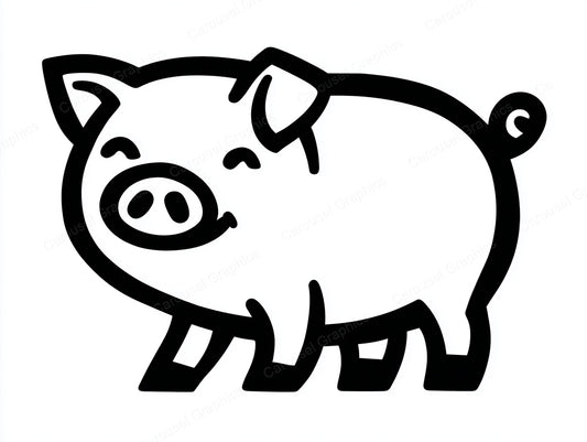 Pig Vector Graphic preview
