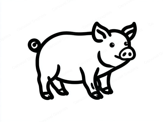 Pig Vector Graphic preview