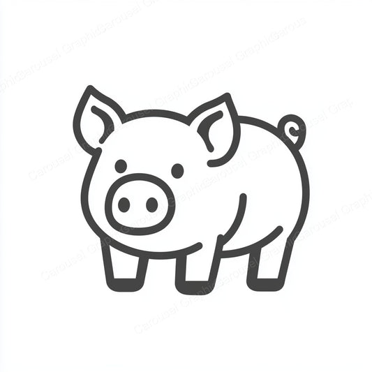 Pig Vector Graphic preview