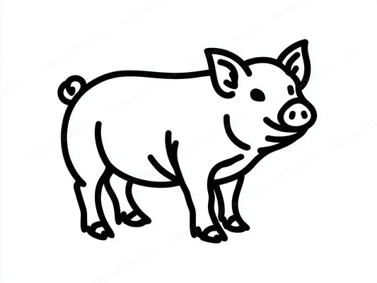 Pig Vector Graphic preview