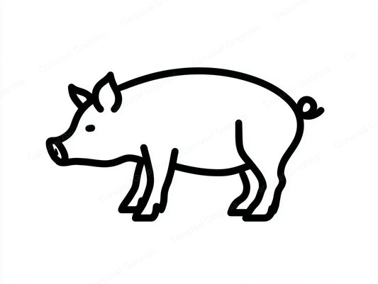 Pig Vector Graphic preview
