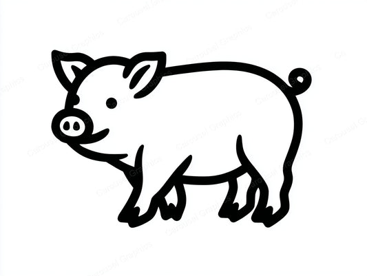 Pig Vector Graphic preview