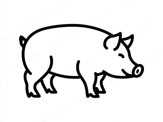 Pig Vector Graphic preview