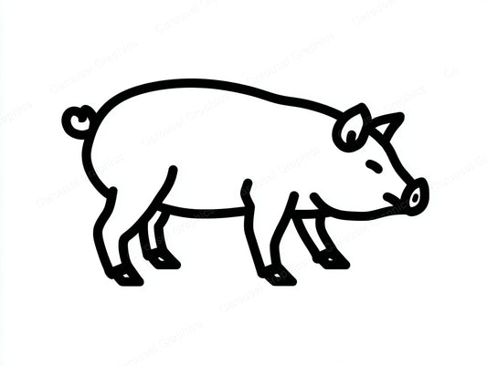 Pig Vector Graphic preview