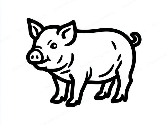Pig Vector Graphic preview