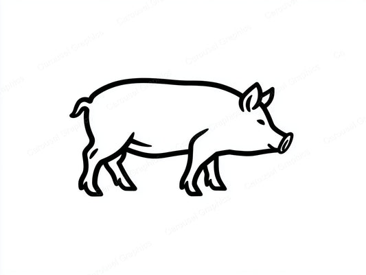 Pig Vector Graphic preview
