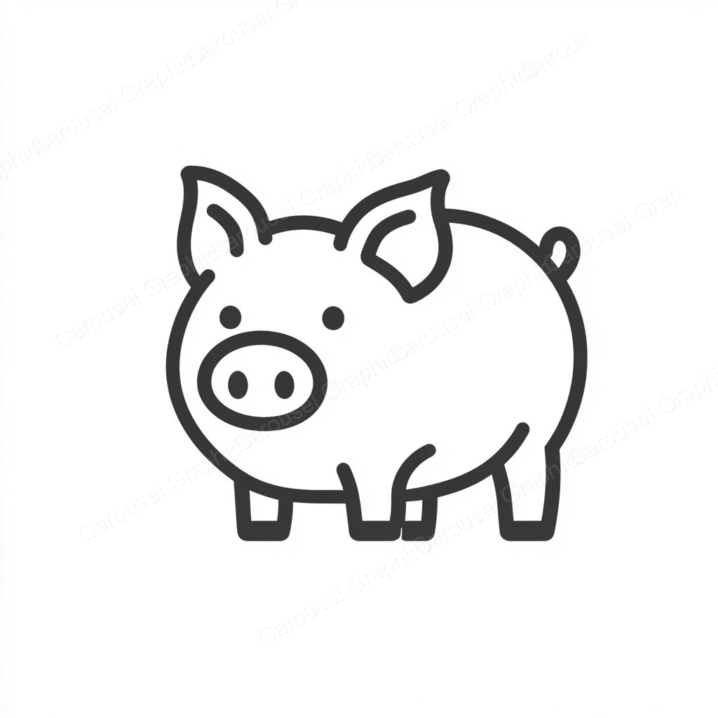 Pig Vector Graphic preview