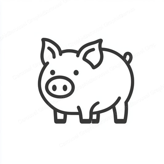 Pig Vector Graphic preview