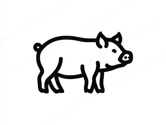 Pig Vector Graphic preview