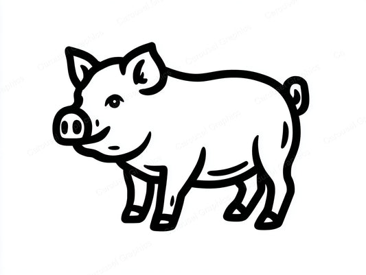 Pig Vector Graphic preview